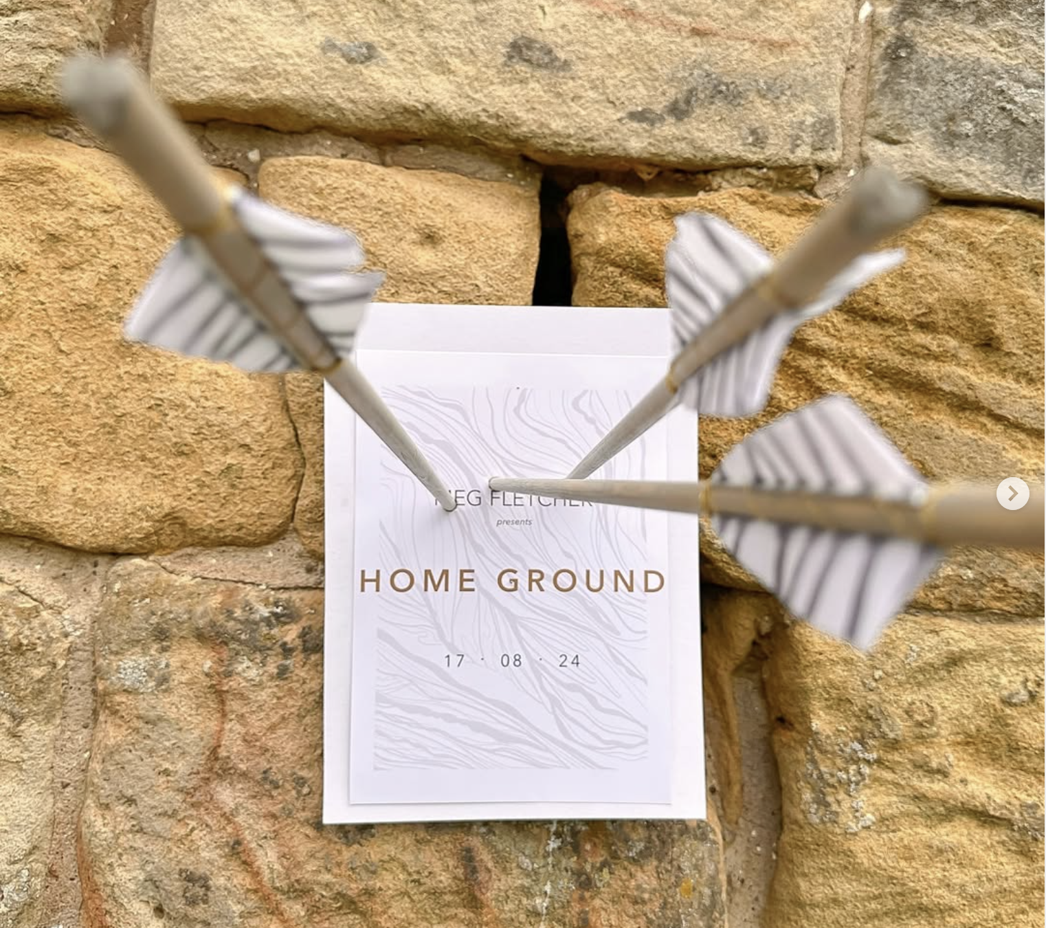 Home Ground invitation by Meg Fletcher Design 